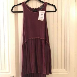 Pol Maroon Top